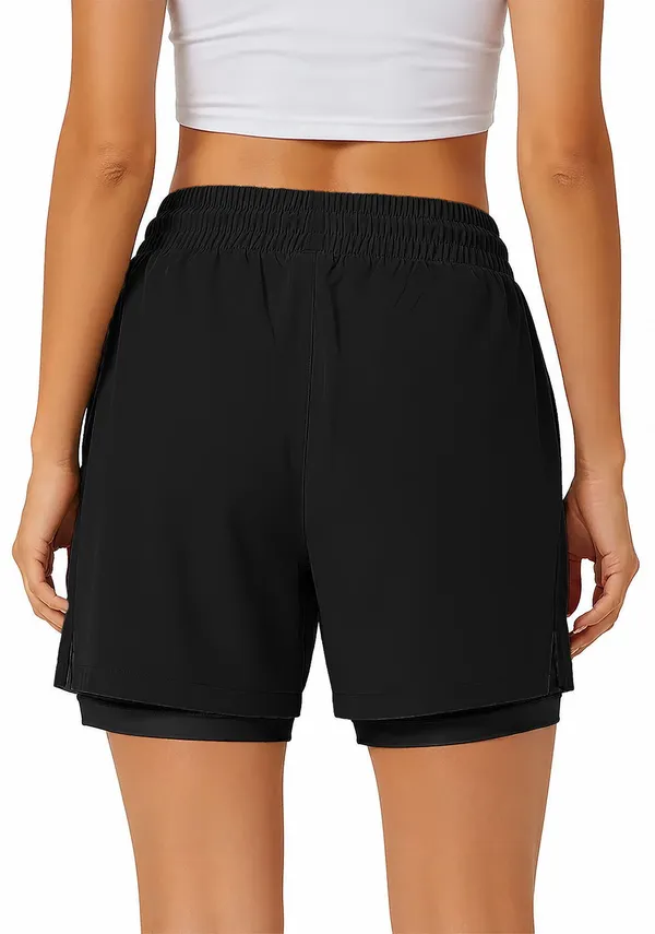 Pravaha_Black_Lycra_Dri_Fit_2_In_1_Gym_Shorts_For_Women