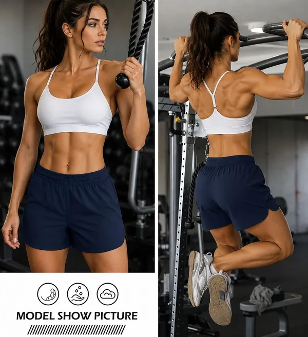 Blue_Polyester_Regular_Printed_Shorts_For_Women