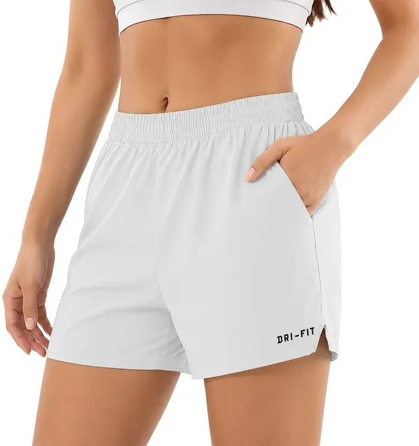 White_Polyester_Regular_Fit_Printed_Shorts_For_Women