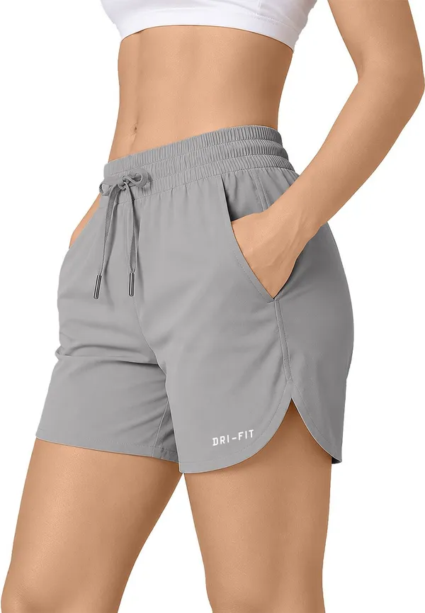 Grey_Polyester_Printed_Running_Shorts_For_Women