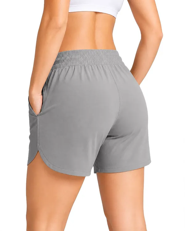 Grey_Polyester_Printed_Running_Shorts_For_Women