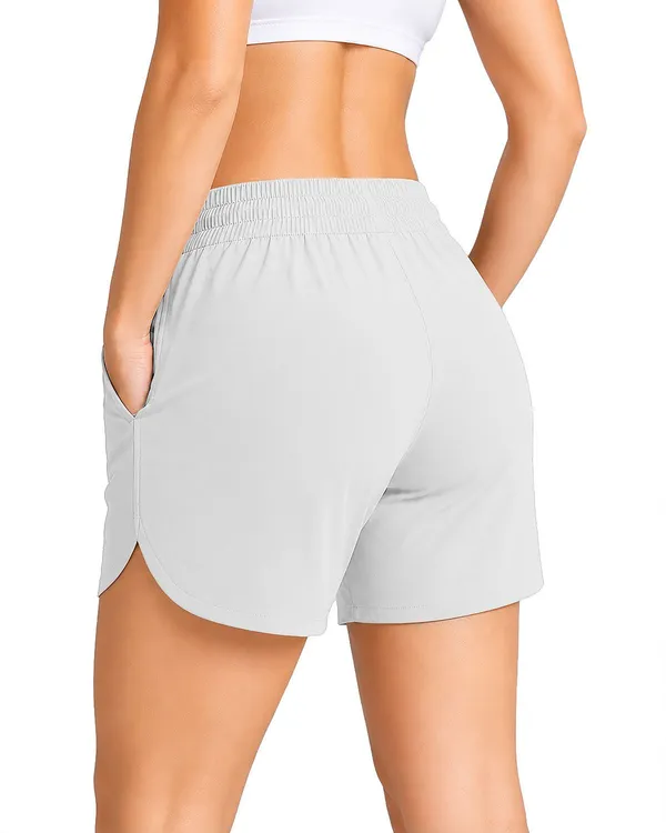 Pravaha_Grey_Polyester_Printed_Running_Shorts_For_Women