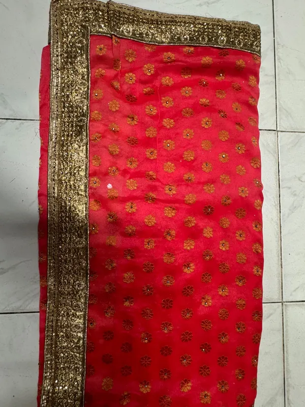 Red_Embroidered_Net_Dupatta_for_Women