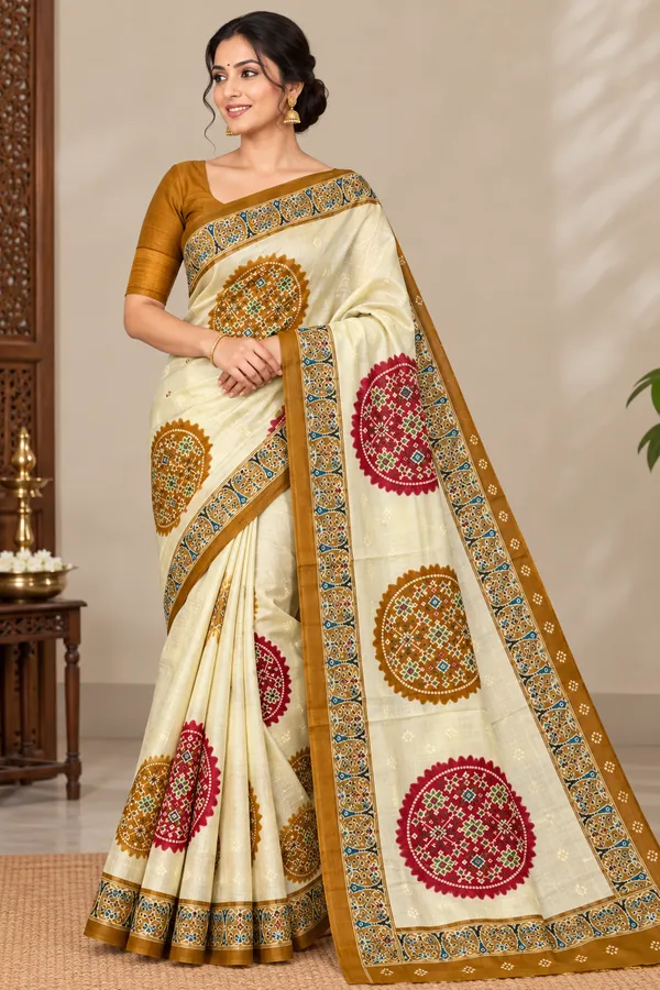 Multicolour_Saree_Cotton_For_women