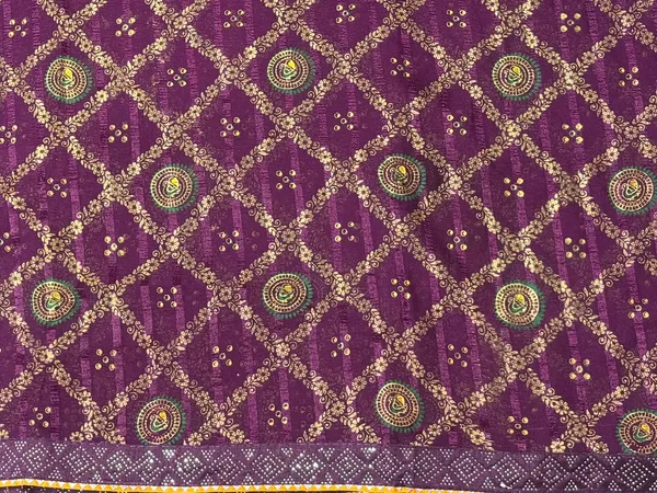Purple_Printed_Saree_For_Women