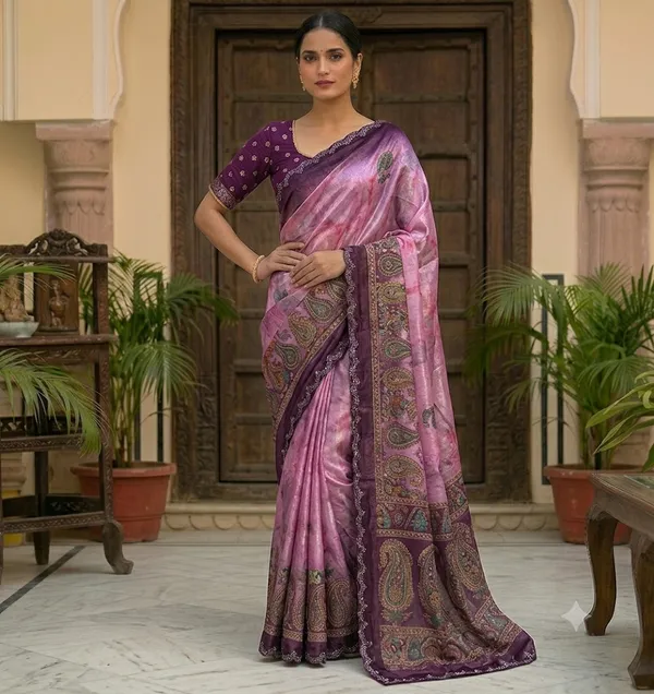 Pink_Saree_Cotton_For_women
