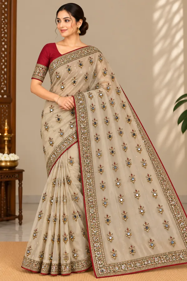 White_Saree_Cotton_For_women