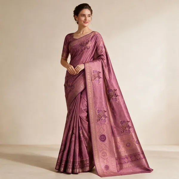 Pink_Saree_Cotton_For_women