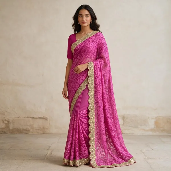 Pink_Saree_Cotton_For_women