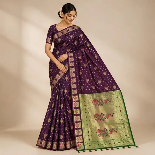 Purple_Saree_Silk_For_women