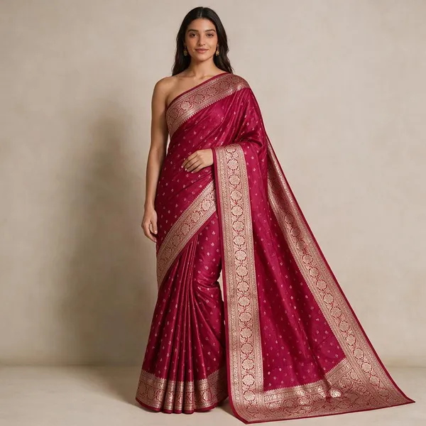 Pink_Saree_Banarsi_Silk_For_women