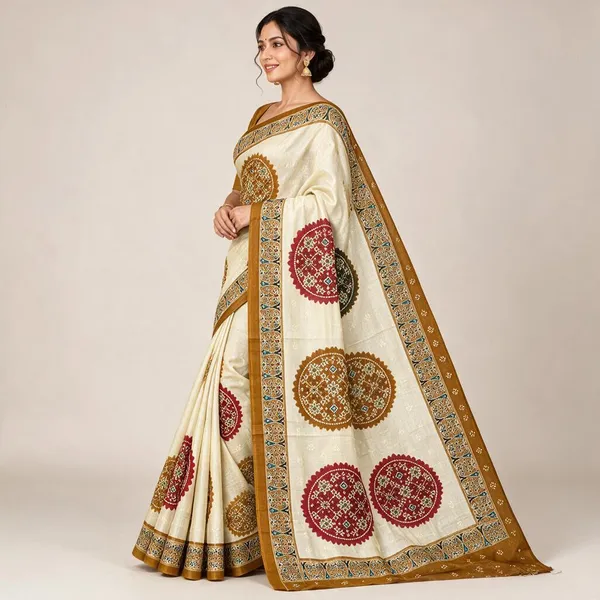 Multicolour_Saree_Cotton_For_women