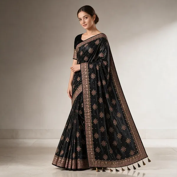 Black_Saree_Cotton_For_women