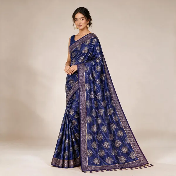 Blue_and_Purple_Saree_Silk_For_women