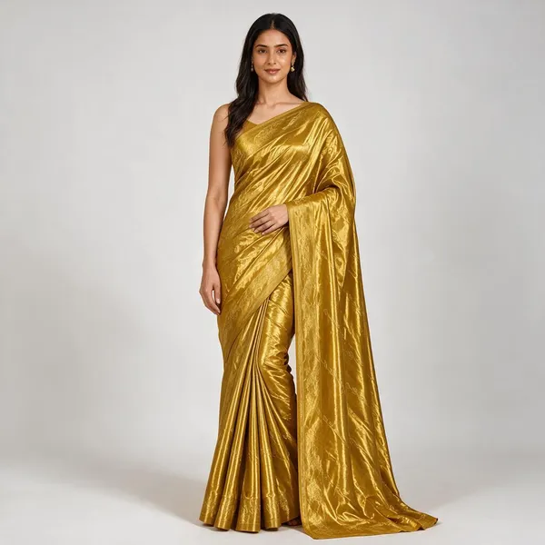 Golden_Saree_Satin_For_women