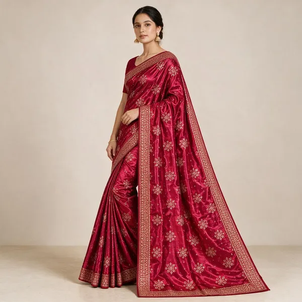 Pink_Saree_Cotton_For_women