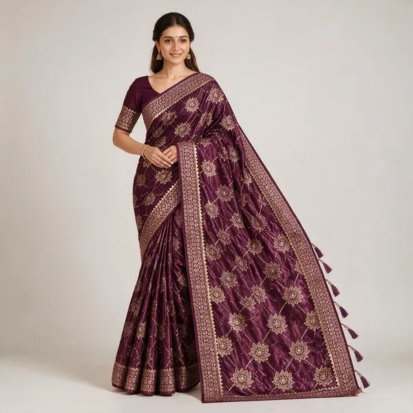 Purple_Saree_Cotton_For_women