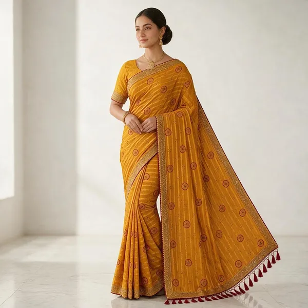 Orange_Saree_Cotton_For_women
