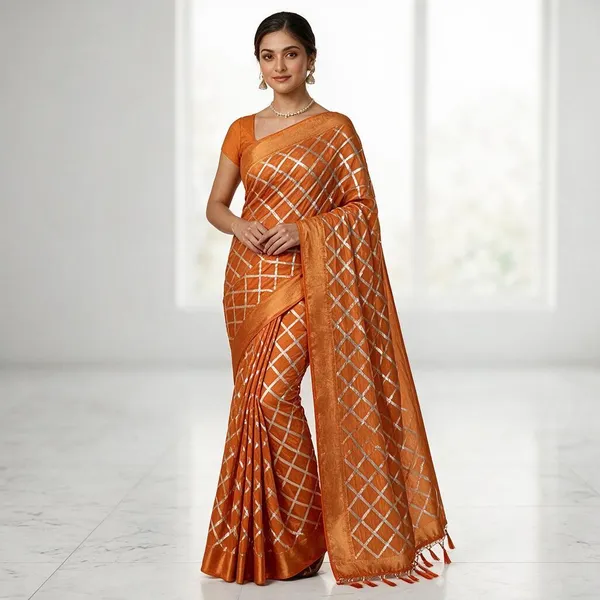 Orange_Saree_Silk_For_women