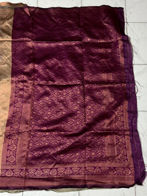 Purple_Woven_Embroidered_Saree_Set_for_Women