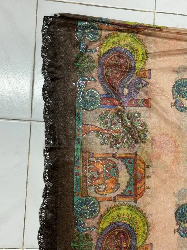 Brown_Printed_Dupatta_For_Women