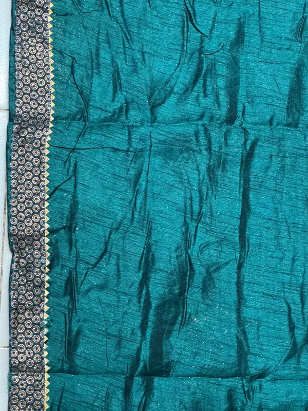 Teal_Embroidered_Saree_for_Women