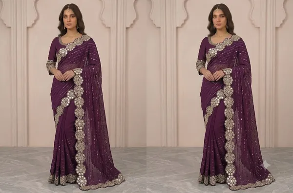 Maroon_Saree_Silk_For_women