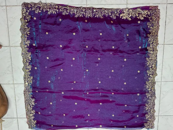 Purple_Velvet_Embroidered_Blouse_for_Women