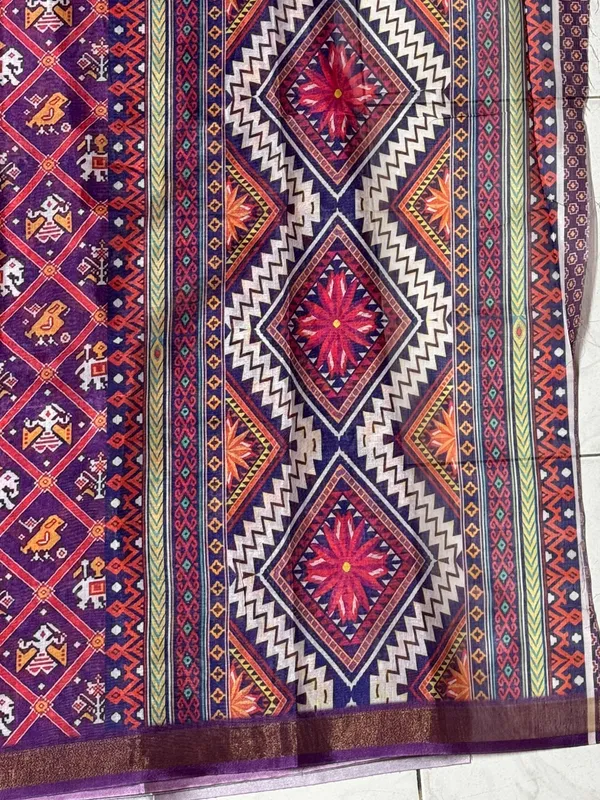 Purple_Printed_Traditional_Saree_for_Women