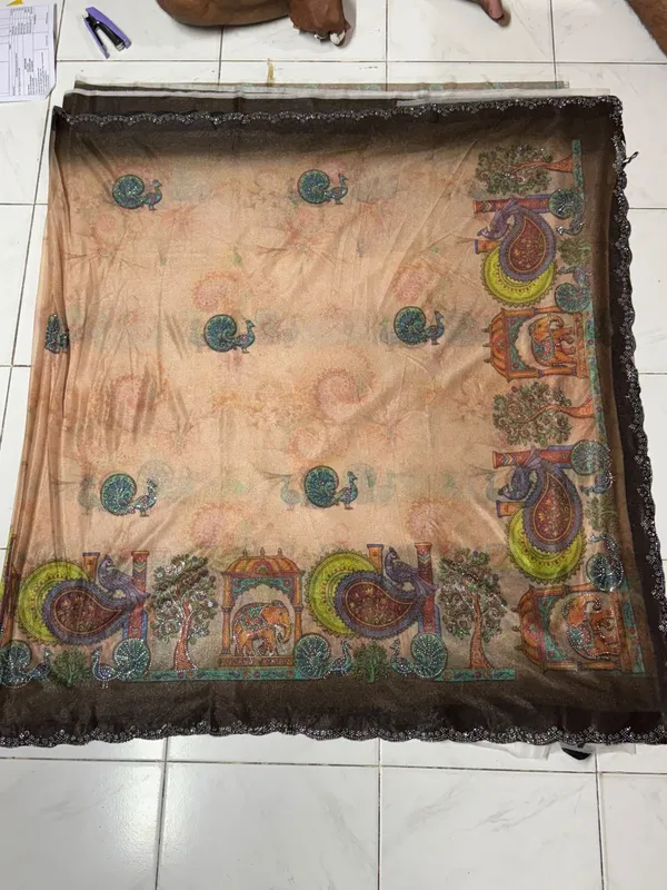 Brown_Printed_Dupatta_For_Women