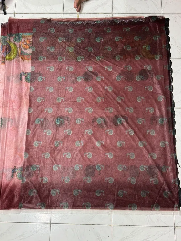 Maroon_Printed_Embellished_Dupatta_for_Women