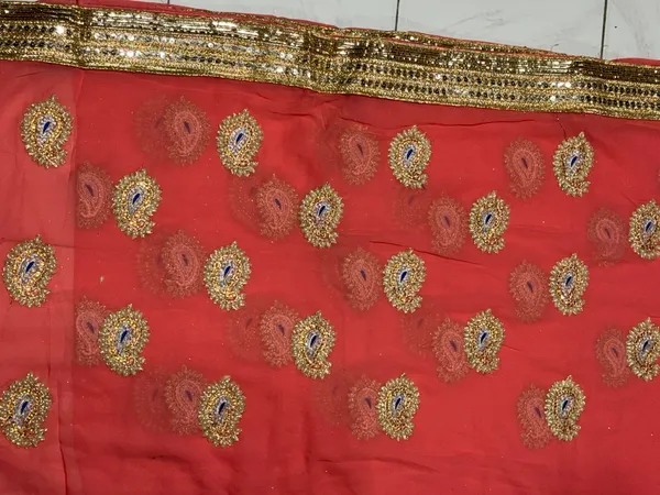 Red_Embroidered_Net_Dupatta_for_Women