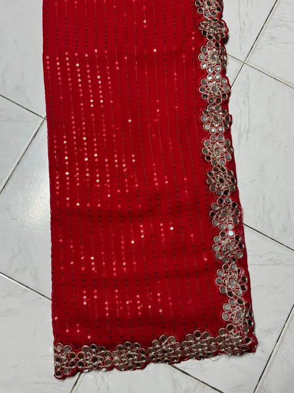 Red_Embellished_Unstitched_Suit_Fabric_For_Women
