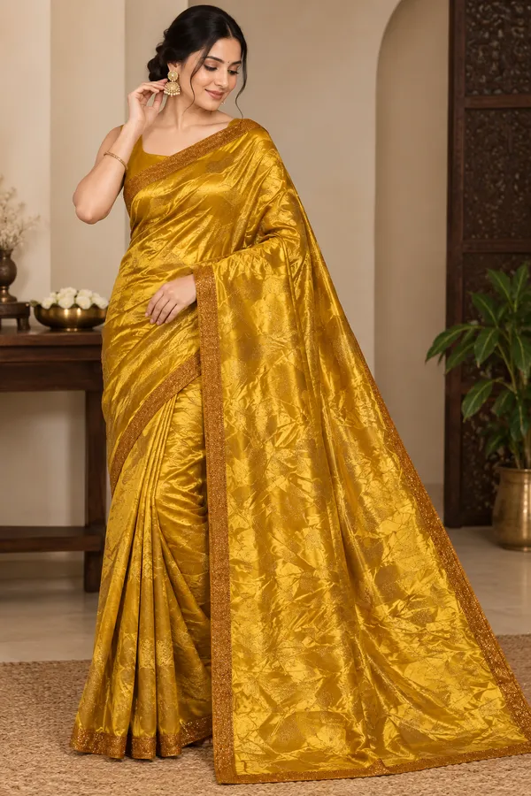 Gold_Saree_Georgette_For_women