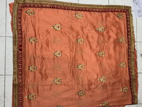 Peach_Woven_Embellished_Saree_for_Women