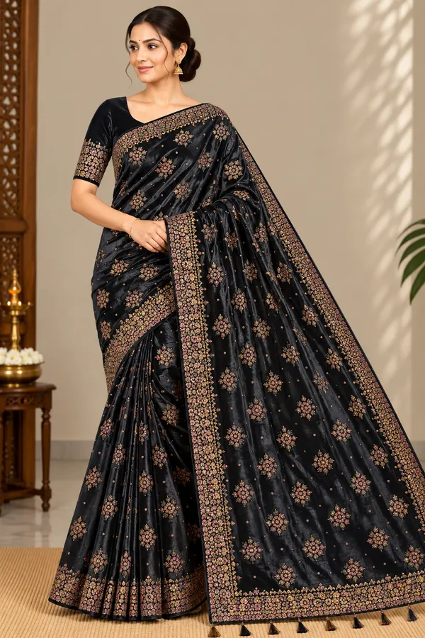 Black_Saree_Cotton_For_women