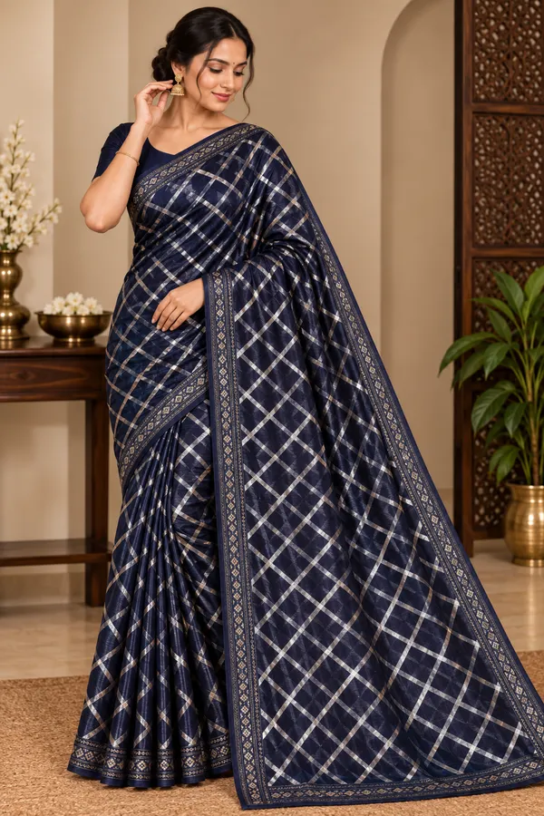 Beige_Saree_Georgette_For_women