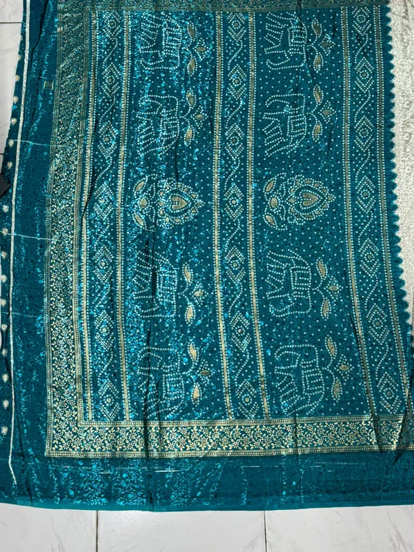 Teal_Woven_Saree_for_Women