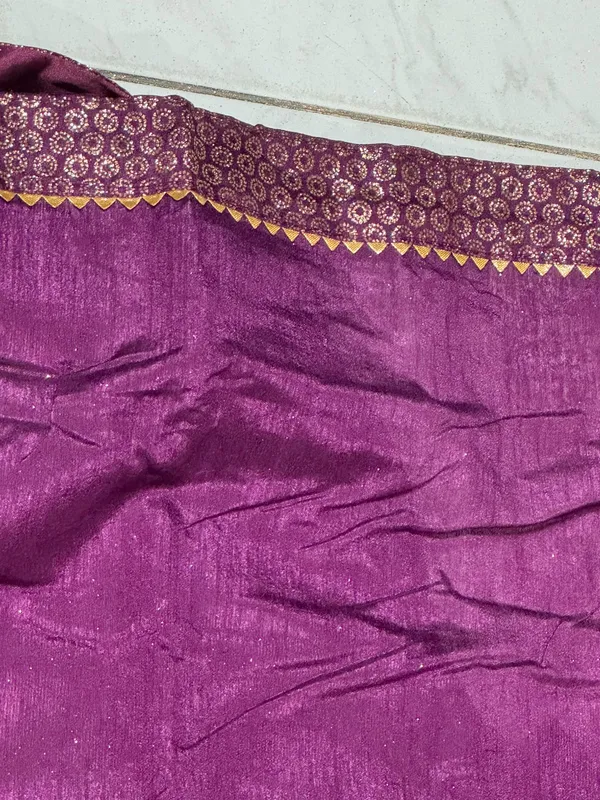 Purple_Woven_Patterned_Saree_For_Women