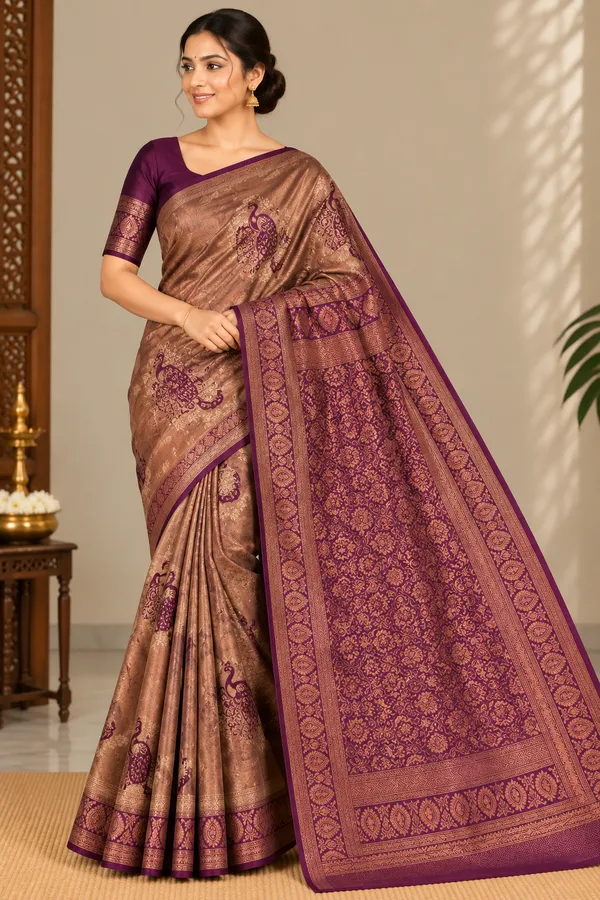 Purple_Saree_Cotton_For_women