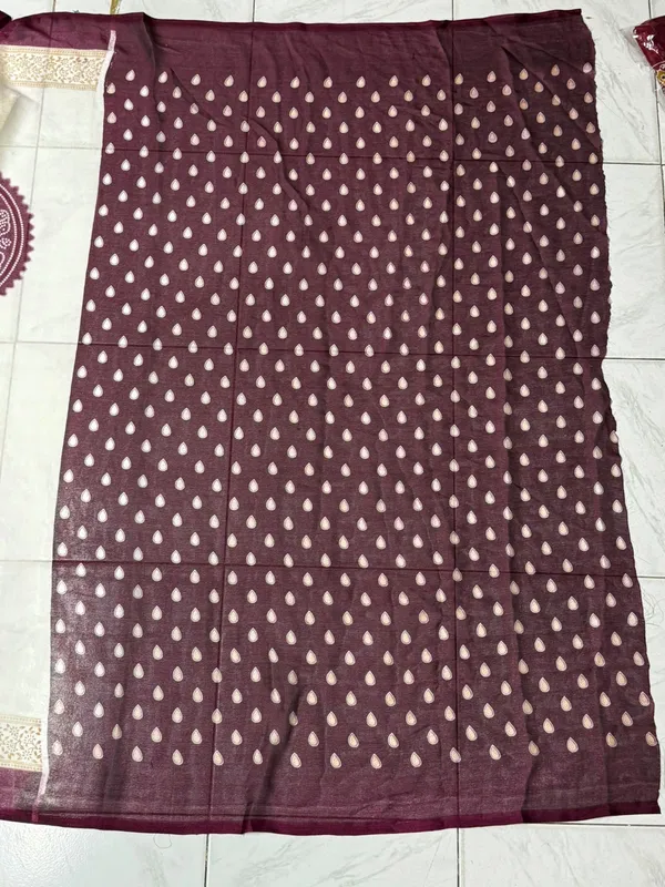 Maroon_Printed_Saree_for_Women
