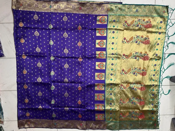 Teal_Woven_Traditional_Saree_for_Women