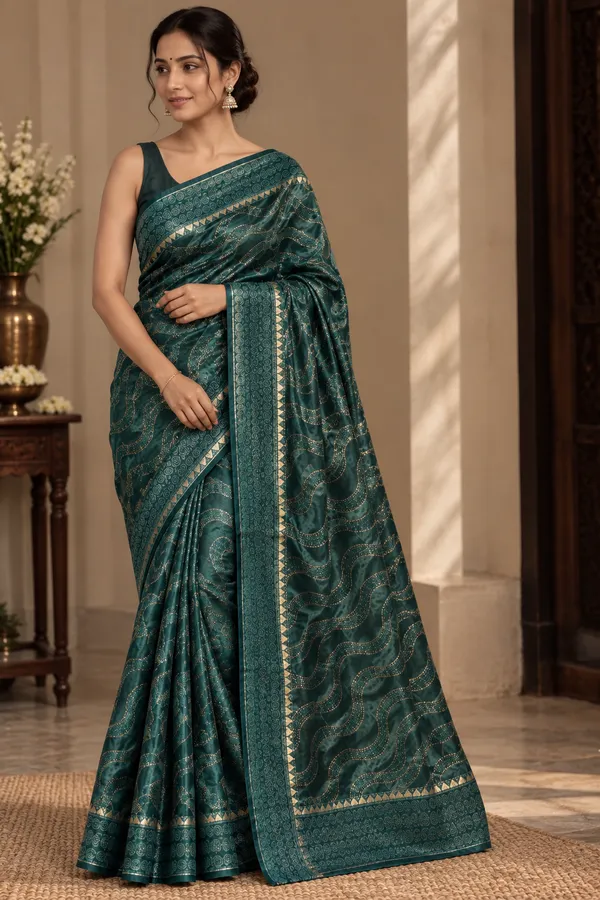 Teal_Saree_Cotton_For_women