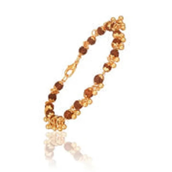 Gold_Plated_Elemental_Rudraksha_Bracelet_For_Women