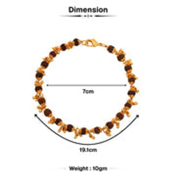 Gold_Plated_Elemental_Rudraksha_Bracelet_For_Women