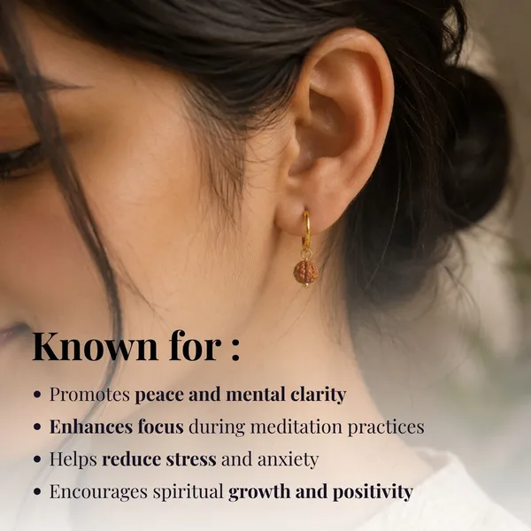 5_Mukhi_Rudraksha_Hoop_Earrings_Pack_Of_2_Pairs