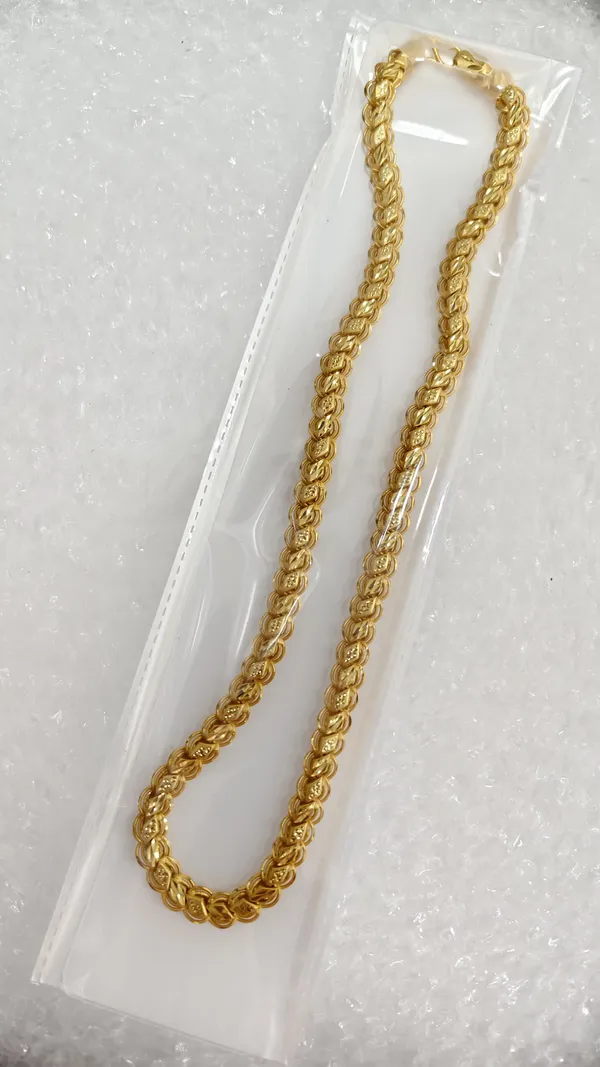 Gold_Tone_Woven_Necklace_for_Women