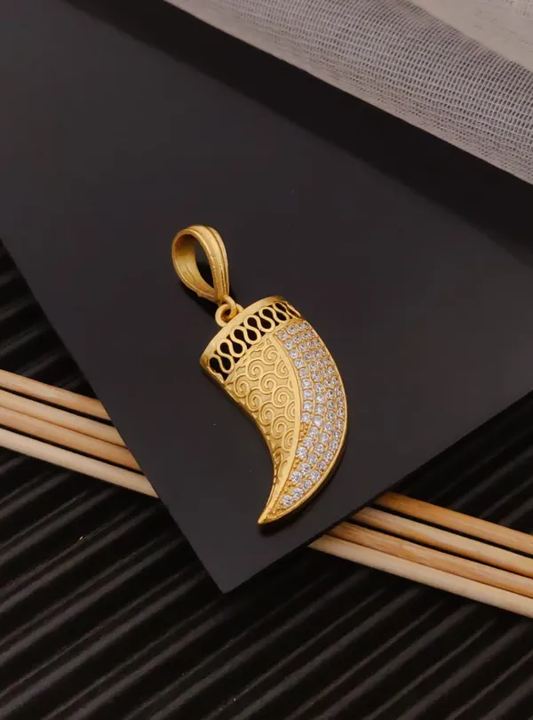 Gold_Tone_Rhinestone_Crescent_Pendant_for_Women