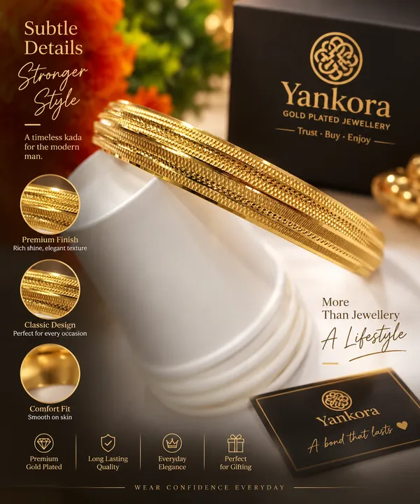 Gold_Textured_Bangle_for_Women