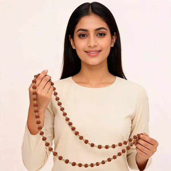 Brown_Alloy_Rudraksha_5_Mukhi_Spiritual_Mala_For_Unisex